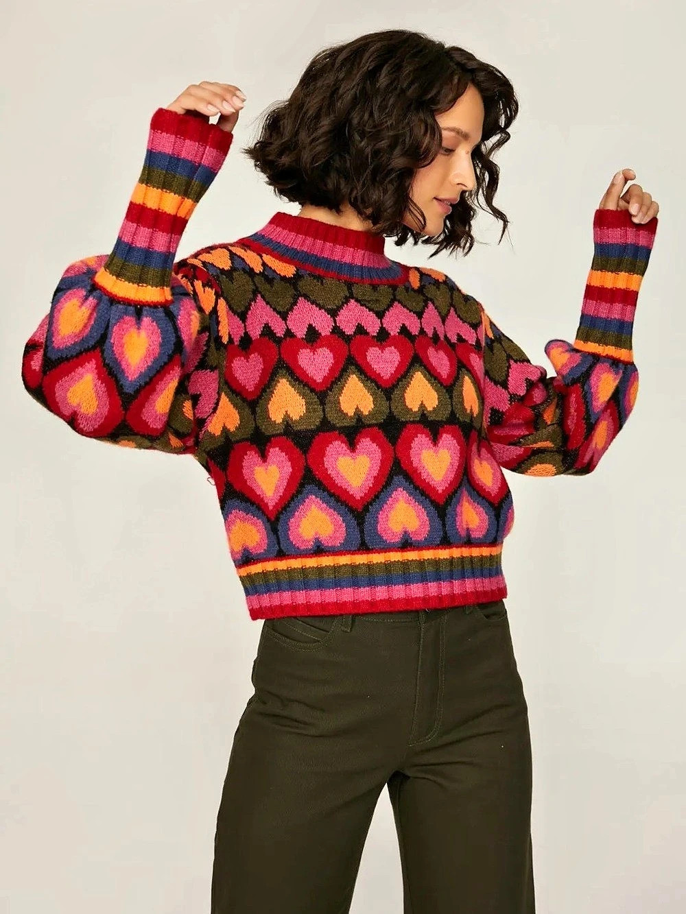 FARM Rio Full of Hearts Sweater
